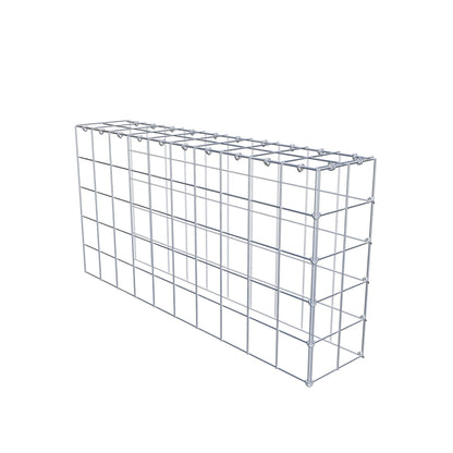 Gavión complementario de tipo 4 100 cm x 50 cm x 20 cm (L x A x P), malla 10 cm x 10 cm, anillo en C