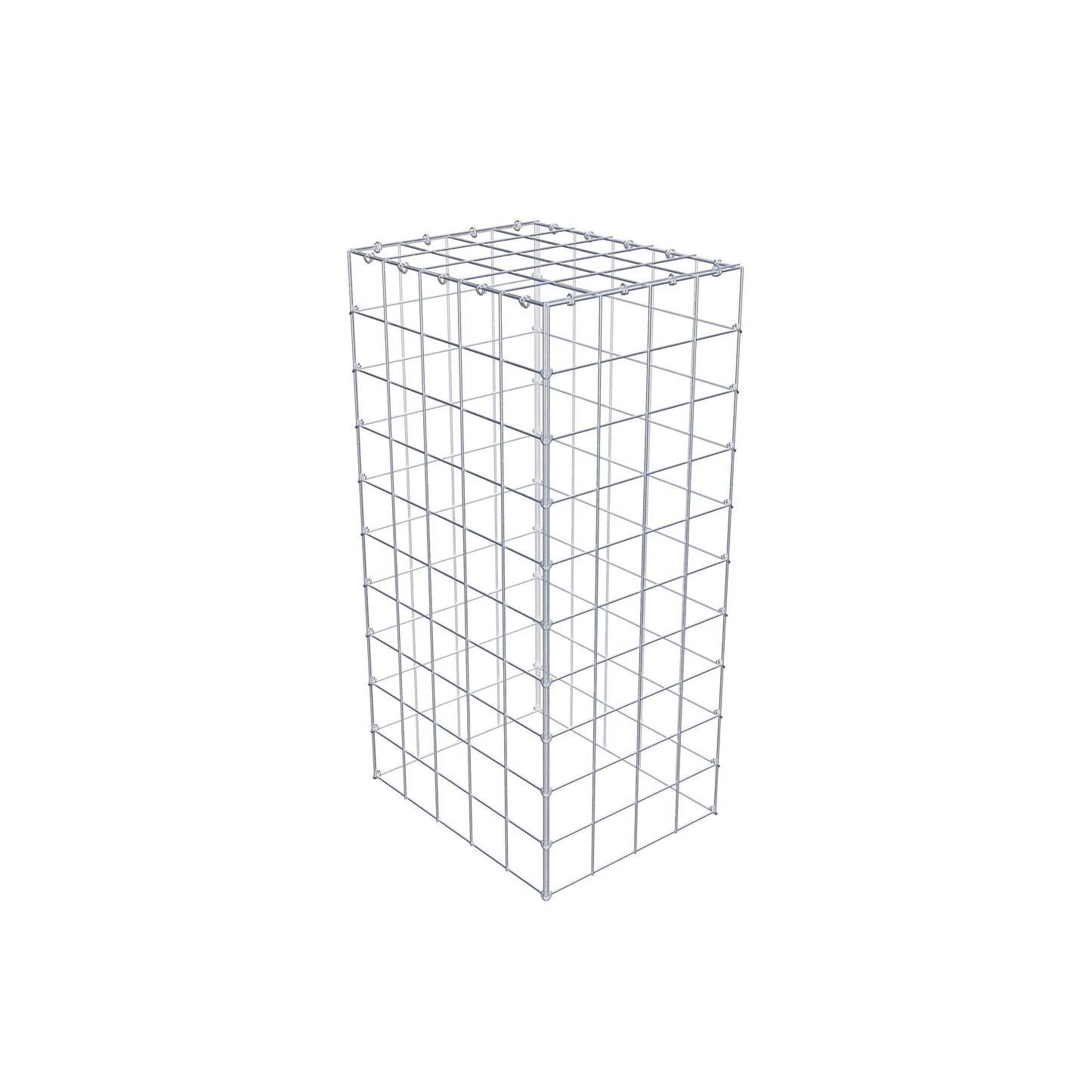 Anbaugabione Typ 3 100 cm x 50 cm x 40 cm (L x H x T), Maschenweite 10 cm x 10 cm, C-Ring