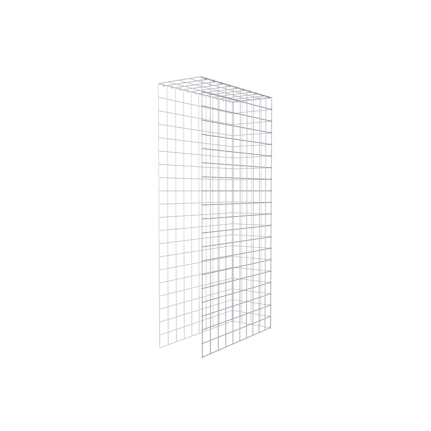 Fourche rapportée type 4 200 cm x 100 cm x 40 cm (L x H x P), maille 10 cm x 10 cm, anneau en C