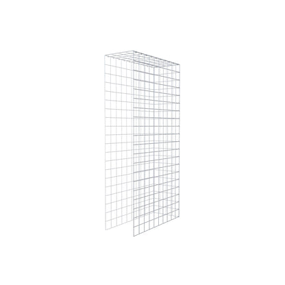 Fourche rapportée type 4 200 cm x 100 cm x 40 cm (L x H x P), maille 10 cm x 10 cm, anneau en C