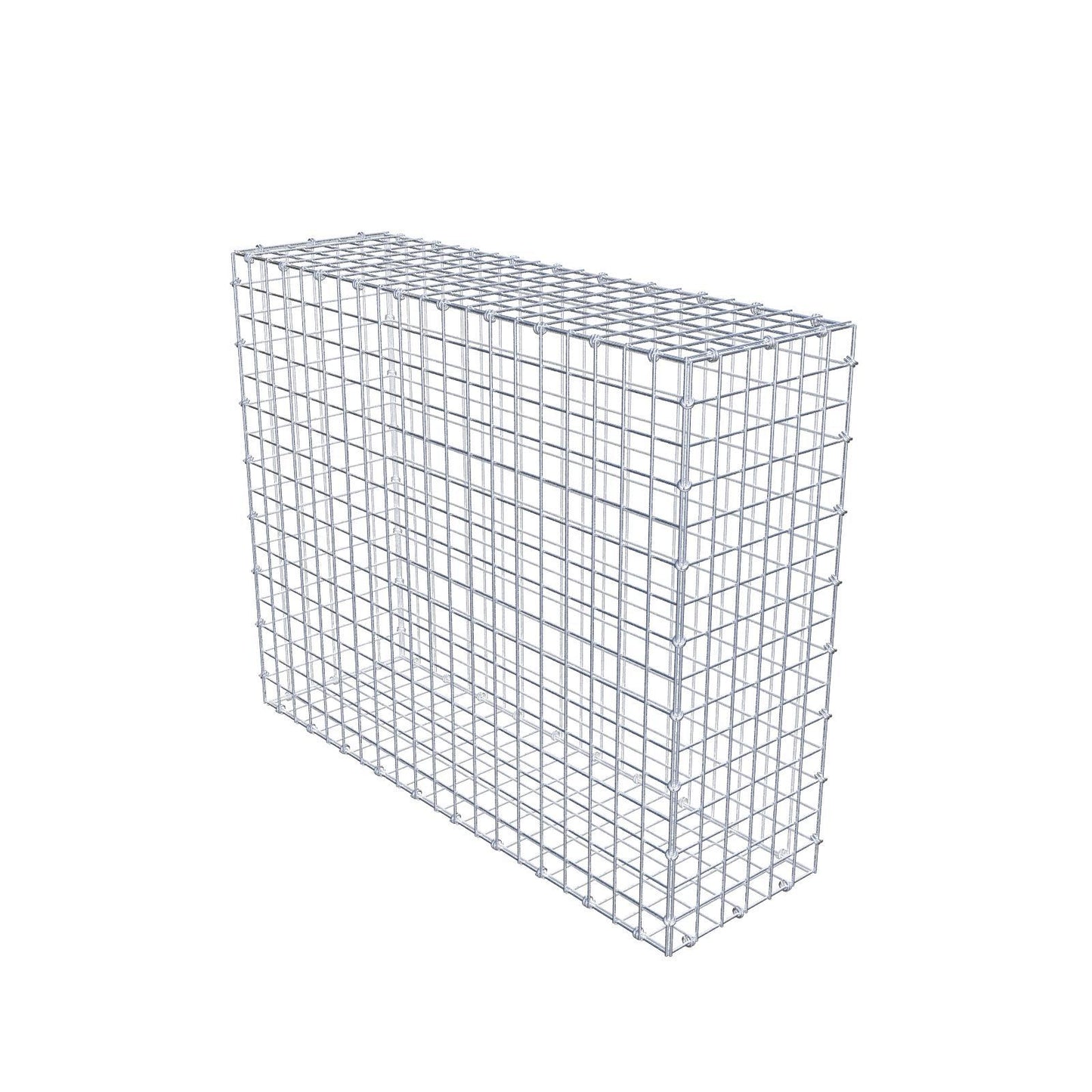 Schanskorf 100 cm x 80 cm x 30 cm (L x H x D), maaswijdte 5 x 5 cm, spiraalring