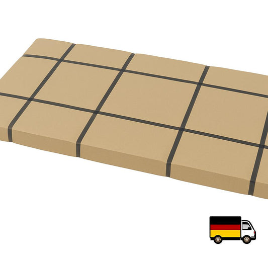 Rechthoekig verhoogd bed 130 cm x 60 cm x 60 cm (L x H x D), maaswijdte 5 x 10 cm, wanddikte 10 cm