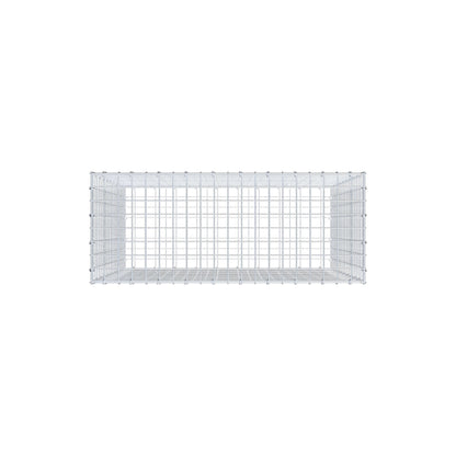 Schanskorf 100 cm x 100 cm x 40 cm (L x H x D), maaswijdte 5 cm x 5 cm, C-ring