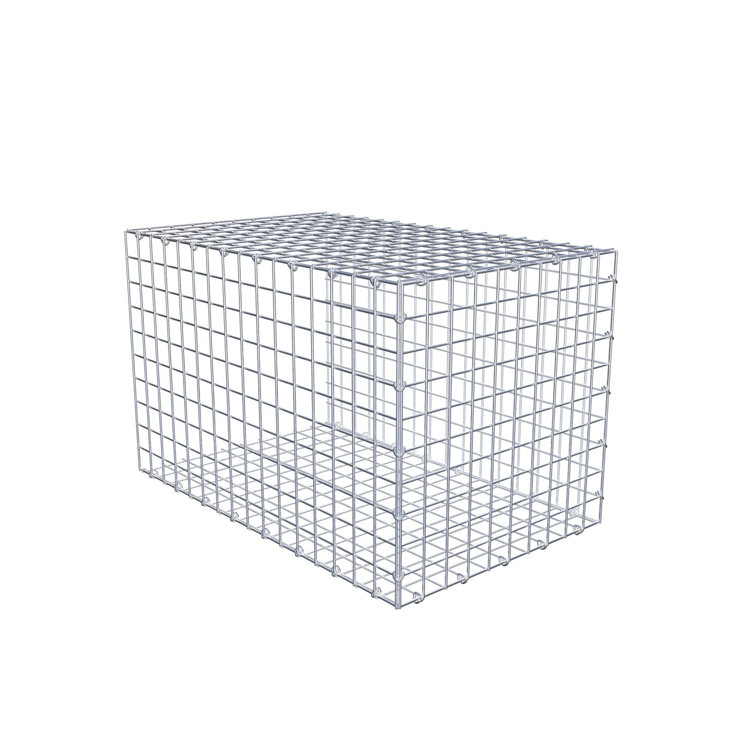 Opzetpaal type 2 80 cm x 50 cm x 50 cm (L x H x D), maaswijdte 5 cm x 5 cm, C-ring