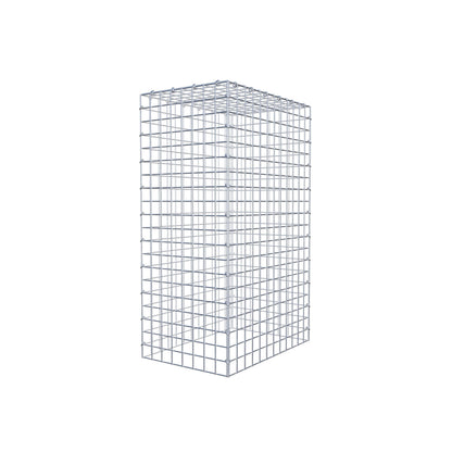 Fourche rapportée type 3 100 cm x 60 cm x 40 cm (L x H x P), mailles 5 cm x 5 cm, anneau C