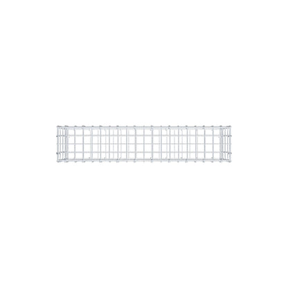 Gabion 100 cm x 40 cm x 20 cm (L x H x P), mailles 5 cm x 10 cm, anneau en C