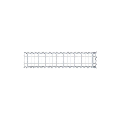 Opvokset gabion type 4 100 cm x 40 cm x 20 cm (L x H x D), maskestørrelse 5 cm x 10 cm, spiral