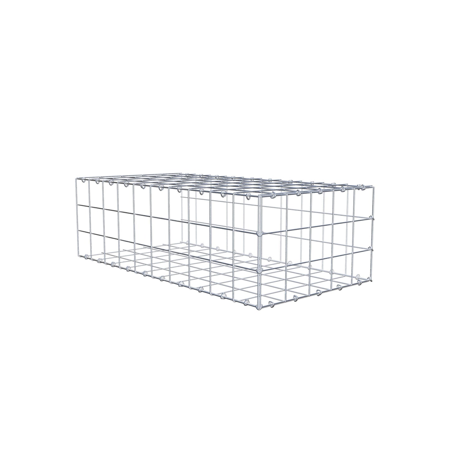 Fourche rapportée type 2 100 cm x 30 cm x 50 cm (L x H x P), mailles 10 cm x 10 cm, anneau C