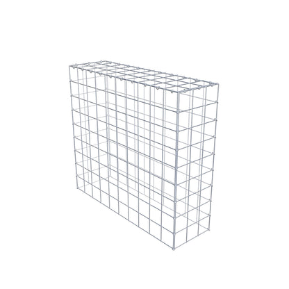 Gabbione aggiuntivo di tipo 3 100 cm x 90 cm x 30 cm (L x H x P), maglia 10 cm x 10 cm, anello a C