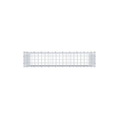 Gabbione 100 cm x 60 cm x 20 cm (L x H x P), maglia 5 x 5 cm, anello a spirale