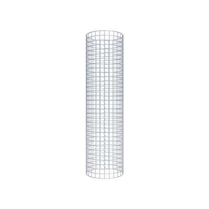 Gabionensäule rund 42 cm Durchmesser, 160 cm Höhe, Maschenweite 5 cm x 5 cm