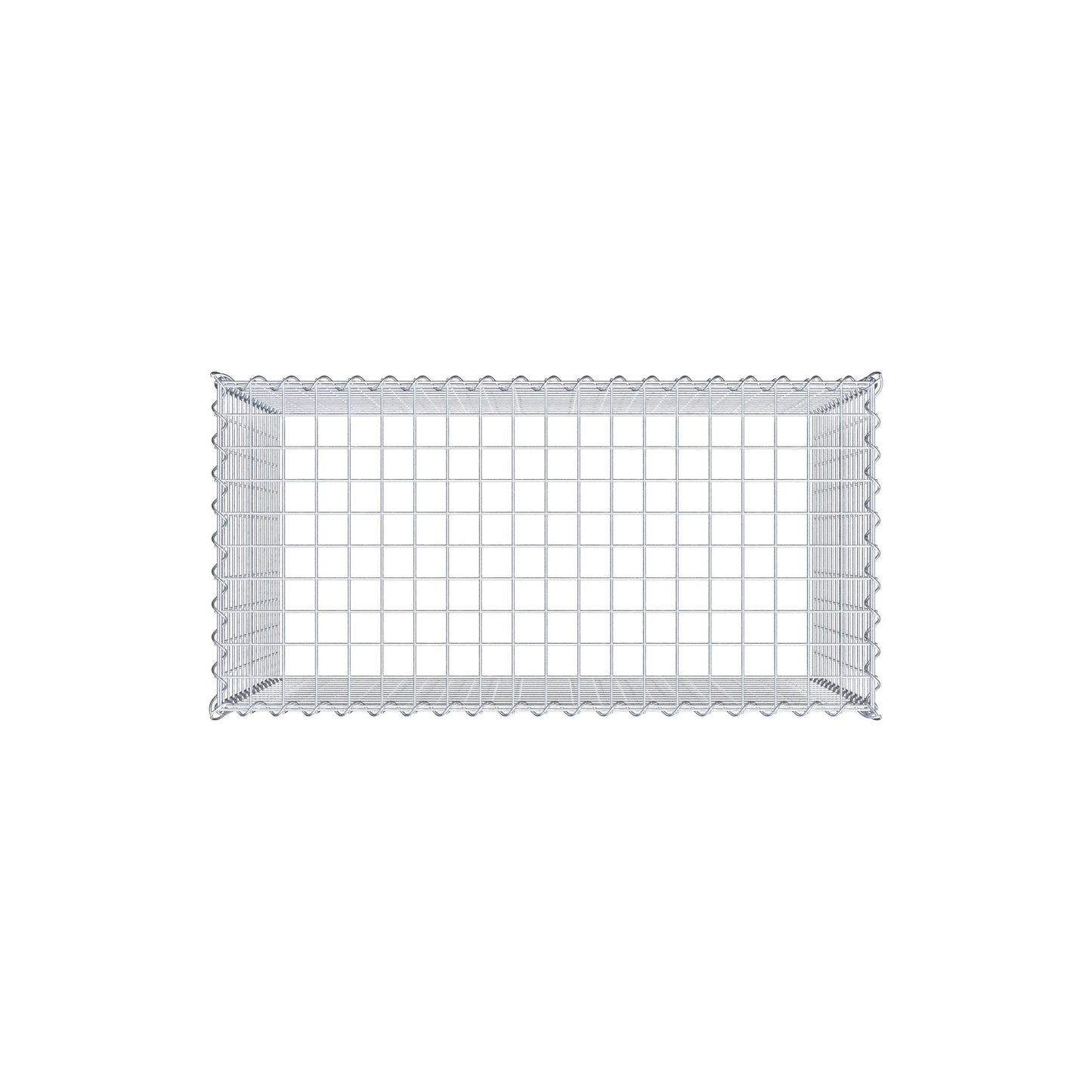 Anbaugabione Typ 3 100 cm x 70 cm x 50 cm (L x H x T), Maschenweite 5 cm x 5 cm, Spirale
