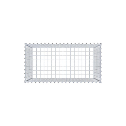 Anbaugabione Typ 3 100 cm x 70 cm x 50 cm (L x H x T), Maschenweite 5 cm x 5 cm, Spirale
