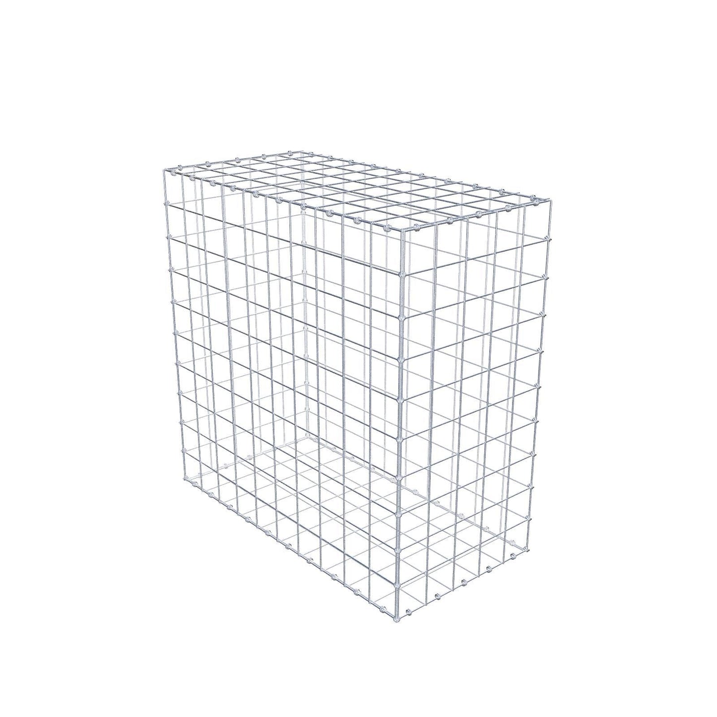 Schanskorf 100 cm x 100 cm x 50 cm (L x H x D), maaswijdte 10 x 10 cm, spiraalring