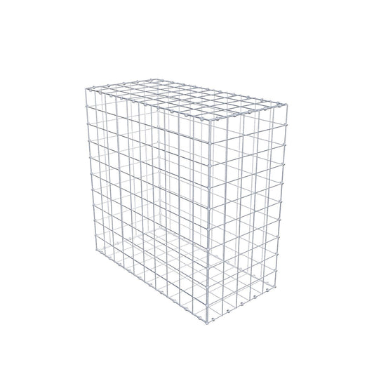 Gabion 100 cm x 100 cm x 50 cm (L x H x D), mesh size 10 x 10 cm, spiral ring