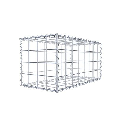 Gabbione 80 cm x 40 cm x 40 cm (L x H x P), maglia 10 cm x 10 cm, spirale