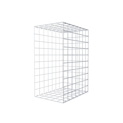 Type 2 oplegkorf 100 cm x 70 cm x 50 cm (L x H x D), maaswijdte 10 cm x 10 cm, C-ring