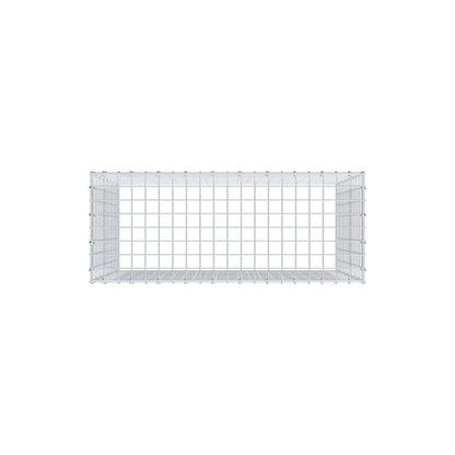Type 3 oplegkorf 100 cm x 80 cm x 40 cm (L x H x D), maaswijdte 5 cm x 5 cm, C-ring