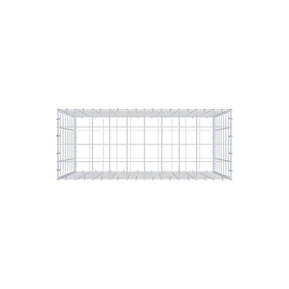 Gabbione 100 cm x 80 cm x 40 cm (L x H x P), maglia 10 cm x 10 cm, anello a C