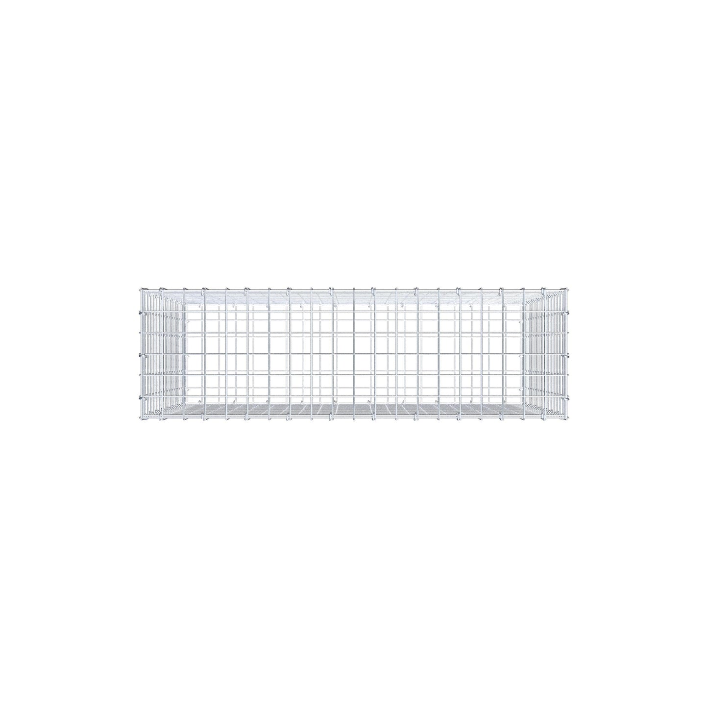 Gabion 100 cm x 80 cm x 30 cm (L x H x D), mesh size 5 cm x 5 cm, C-ring