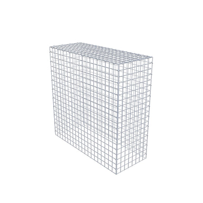 Mounted gabion type 3 100 cm x 100 cm x 40 cm (L x H x D), mesh size 5 cm x 5 cm, C-ring