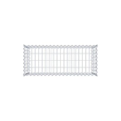 Gavión 100 cm x 50 cm x 40 cm (L x A x P), luz de malla 5 cm x 10 cm, en espiral