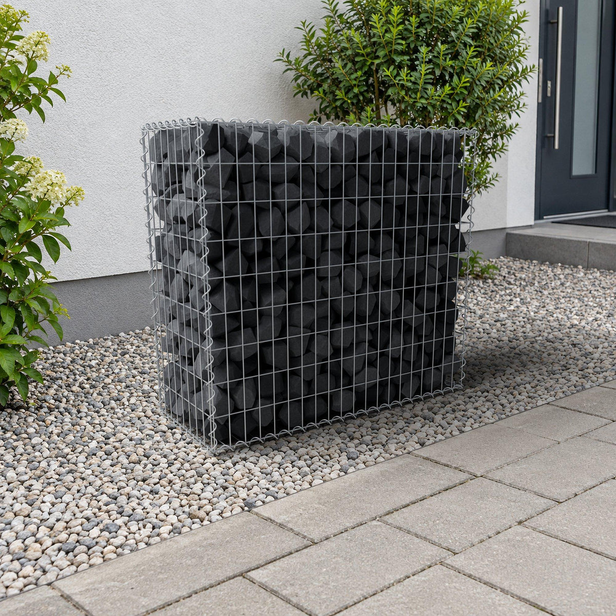 Gabion 100 cm x 90 cm x 40 cm (L x H x D), maskstorlek 5 cm x 10 cm, spiral