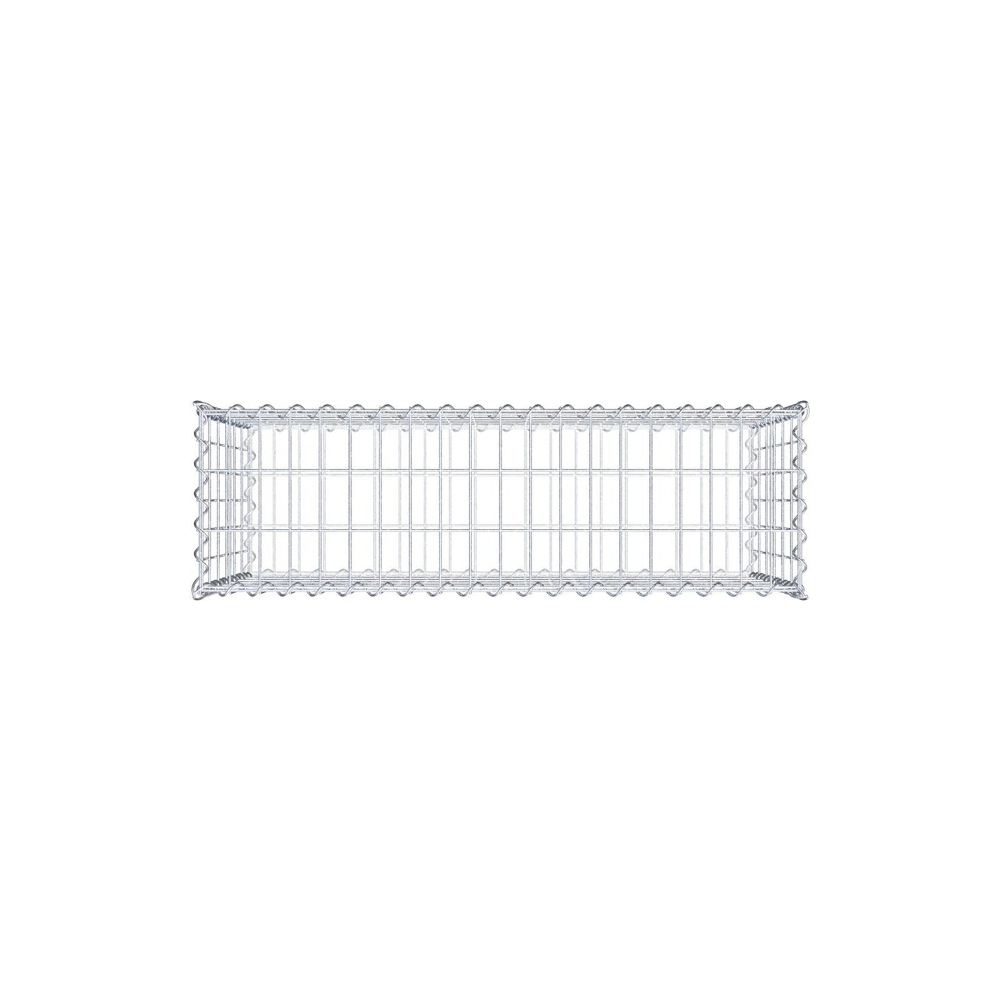 Gabione 100 cm x 60 cm x 30 cm (L x H x T), Maschenweite 5 cm x 10 cm, Spirale