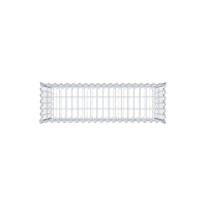 Gabione 100 cm x 60 cm x 30 cm (L x H x T), Maschenweite 5 cm x 10 cm, Spirale