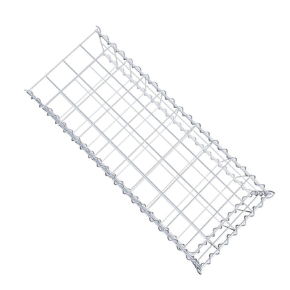 Anbaugabione Typ 2 100 cm x 20 cm x 40 cm (L x H x T), Maschenweite 10 cm x 10 cm, Spirale
