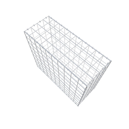 Gabion 100 cm x 90 cm x 40 cm (L x H x D), mesh size 10 cm x 10 cm, C-ring