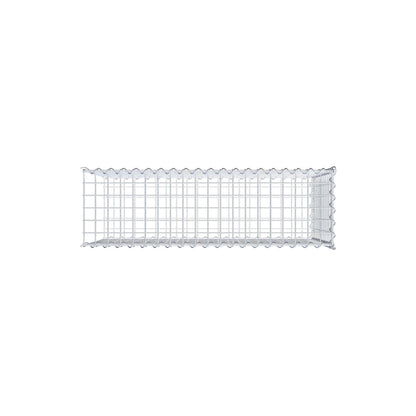 Gabion rapporté type 2 100 cm x 60 cm x 30 cm (L x H x P), mailles 5 cm x 5 cm, spirale