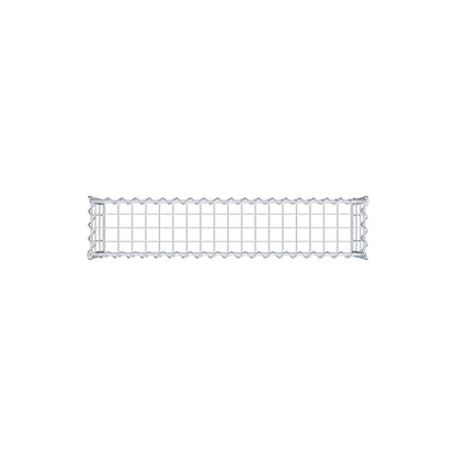 Anbaugabione Typ 3 100 cm x 30 cm x 20 cm (L x H x T), Maschenweite 5 cm x 10 cm, Spirale