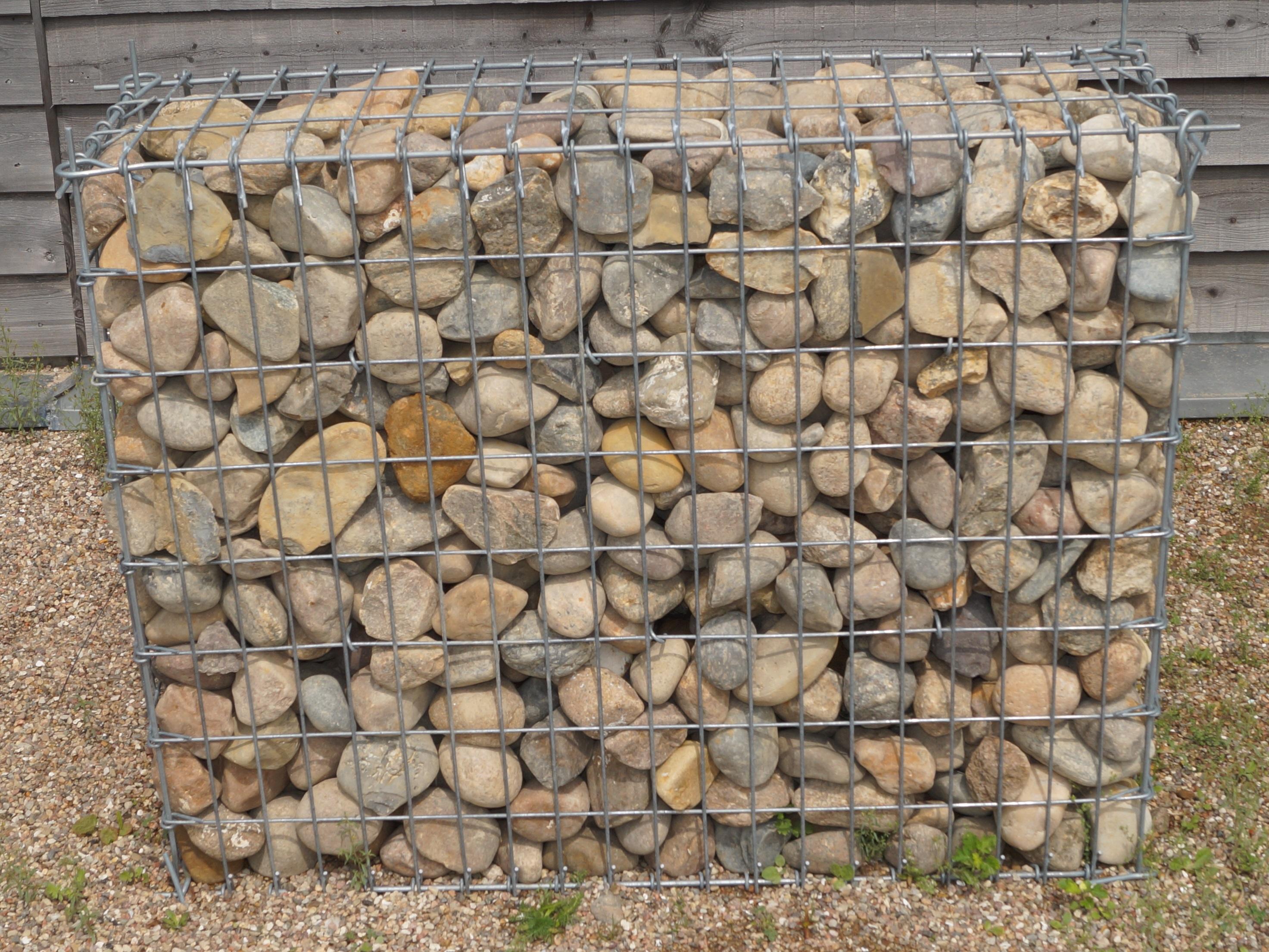 Gabion plug 104 cm x 81 cm x 34 cm (L x H x D), mesh size 5 cm x 10 cm